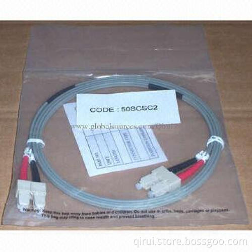 SC/UPC-SC/UPC Simplex Single-mode Fiber-optic Patch Cord, 3M, 3.0 9/125